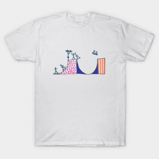 Skateboarding The New Neon Halfpipe T-Shirt